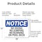 Signmission No Diving No Jumping No Running On Pool Deck, 18 in W x Rectangle, Aluminum OS-2PACK-NS-A-1218-L-14482 - alternate 2